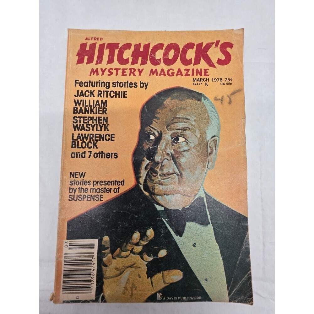 Alfred Hitchcock's Mystery Magazine March 1978 Suspense Short Stories